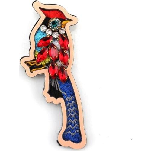Animal Bird Elegant Colorful Clothes Ladies Brooches Pins Florate Brand New Fashion Glass Rhinestone Crystal Brooch Wholesale