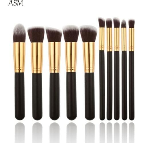 Manufacturers selling hot spot new mini five big five small beauty tools 10 makeup brush set tools