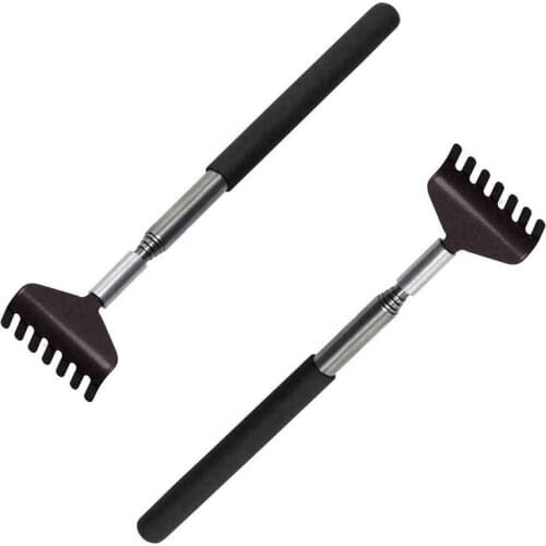 Extending Metal Stainless Steel Back Scratcher Telescopic Claw Adjustable Itching Scratching Massage Massager Tool