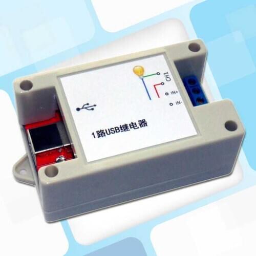 1-way USB Relay Module Delay Relay with 1-way Digital Acquisition CH340