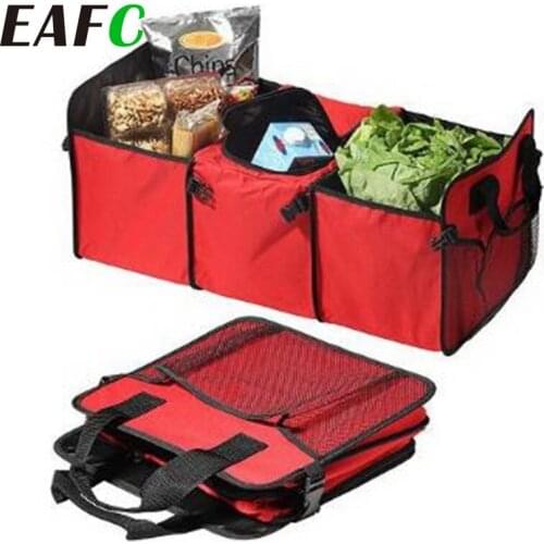 Folding Car Trunk Organizer Storage Bag Non-Woven Fabrics Stowing Tidying Bag Organizer Storage Box Container Car Decoration