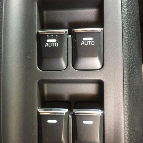 Car styling 7PCS/SET Car stainless steel For KIA RIO K2 K3 K5 Forte Sportage R Window lift buttons sequins decocation