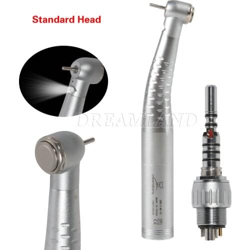 Dental High Speed LED Fiber Optic E-generator Push Button handpiece Standard Head fit KAVO Style / Replace Rotor