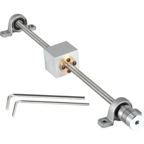 T8 Lead Screw 3D Printing Screw Diameter 8MM Trapezoidal Screw Nut Screw Set With Nut Holder Vertical Kit