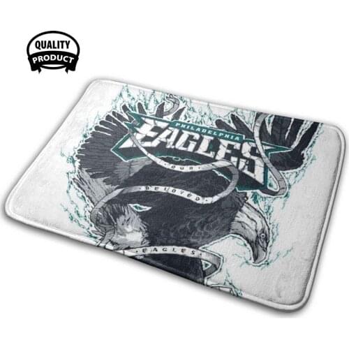 Factory Merch 3D Soft Non-Slip Mat Rug Carpet Cushion Logo Philadelphia