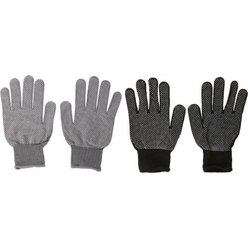 2pcs Heat Resistant Protective Glove Hair Styling For Curling Straight Flat Iron