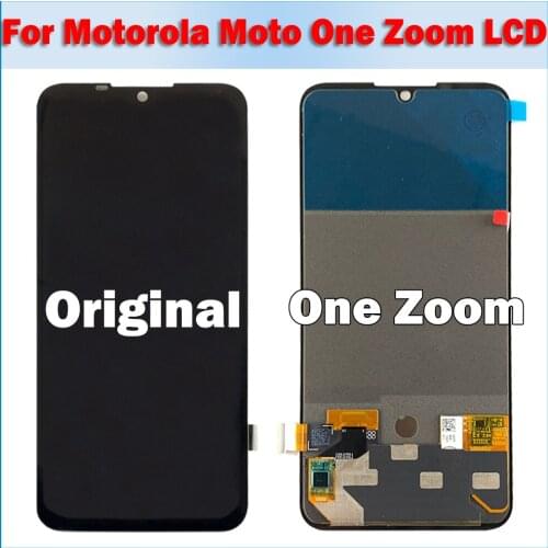 6.39" Original New Display for Motorola Moto One zoom LCD Display Touch Screen Digiziter Assembly for moto one pro LCD display