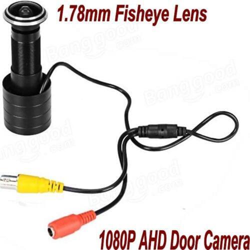 AHD SONY Sensor 1080P Cat Eye Door Hole Camera 170 degrees1.78mm Fisheye Lens Security Surveillance Camera