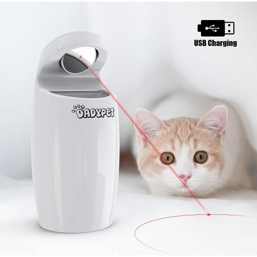 Automatic Cat Toys Interactive Smart Teasing Pet LED Laser Funny Handheld Mode Electronic Pet for All Cats Laserlampje Kat