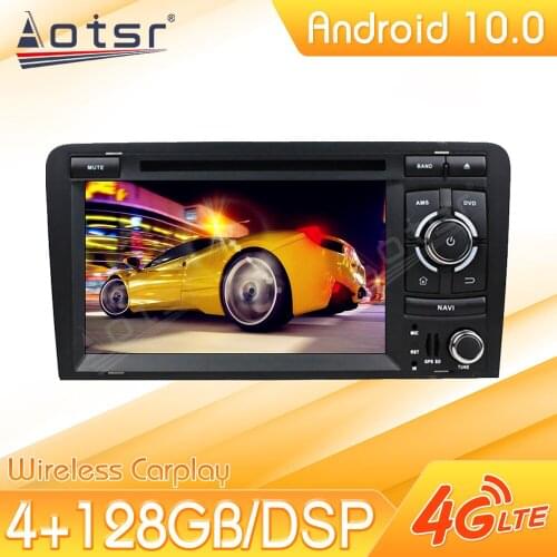 Android Car Multimedia Stereo Player For Audi A3 8P 2003 - 2013 Tape Radio Recorder Video Auto GPS Navi Head Unit No 2Din 2 Din