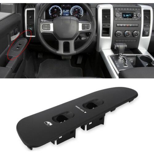Car Window Switch Bezel Passenger Side Door Lock Window Switch Bezel Panel for Dodge Ram 1500 2500 3500 2002.2003.2004.2005