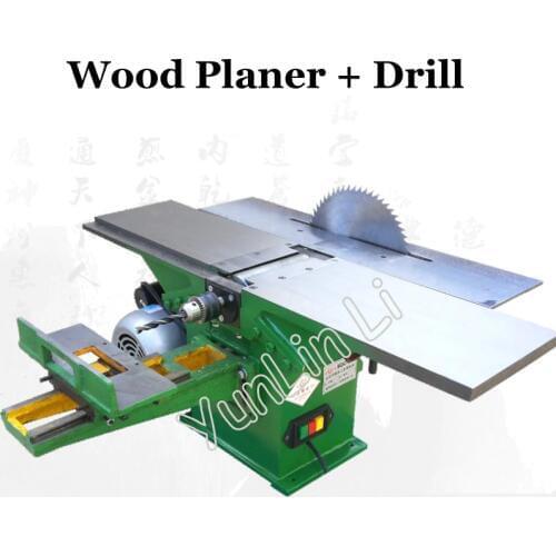 1100W Electric Bench Drill Wood Planer Table Saw 220V Multi-functional Woodworking Machine