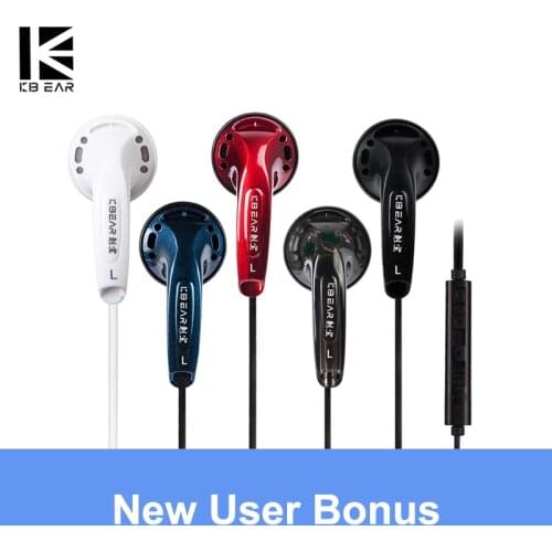KBEAR Stellar HIFI music games Earphone 15.4mm dynamic driver Japanese PPS Flat earplug Headset Flagship Earbud KBEAR Knight