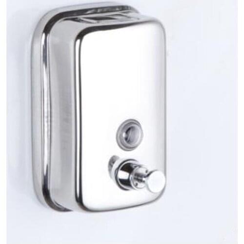 Creative 500ML Bathroom Wall Mounted Stainless Steel Liquid Soap Dispenser Hand Shampoo Pump Sanitizer Shower Lotion Dispenser