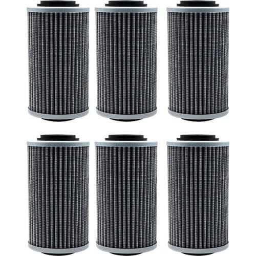 1/2/4/6 pcs Motorcycle Oil Filter For SKI DOO EXPEDITION TUV EGEND V-1000 GT SE 1000