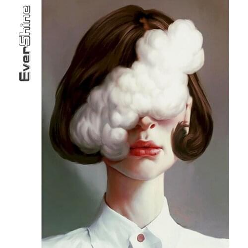 Evershine Diamond Embroidery Girl New Arrival Diamond Painting Kit Portrait Cross Stitch Hobby 5D DIY Home Decoration