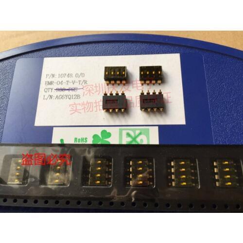 Original new 100% DIP EMR-04-T-V-T/R dial switch 2.54MM foot pitch 4-bit coated gold foot