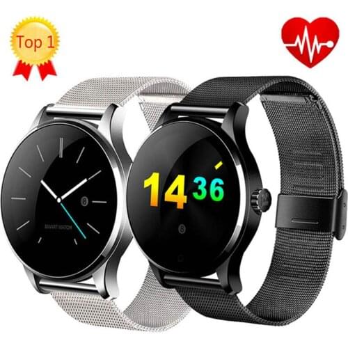 K88H Smart Watch 1.22 Inch Round Screen Support Heart Rate Monitor Bluetooth SmartWatch For Apple Huawei IOS Android pk KW88