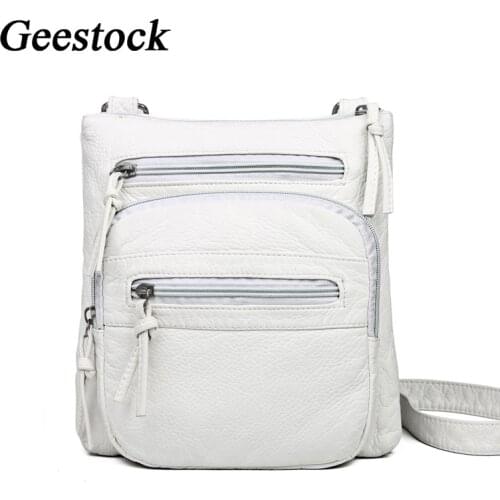Geestock Shoulder Bag for Womens Soft Leather Light-luxury Bucket Bag Casual Purses Hand bag Coin Purse