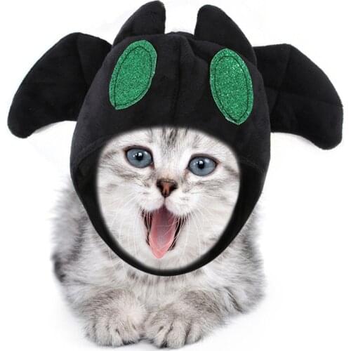 Super Cute Halloween Party Pet Dress Up Cat Hat Dog Accessories Bat Pumpkin Dog Hat Funny Halloween Pet Decoration Puppy Hat Pug