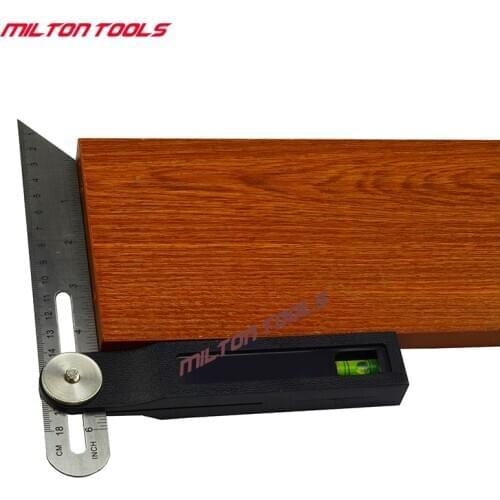 Angle Rulers Gauges Tri Square Sliding T-Bevel With bubble Handle Level Measuring Tool wooden marking gauge Protractor