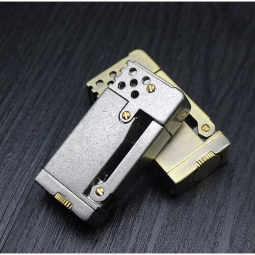 High-End Creative Retro Dolphin kerosene lighter Vintage Trenches press ignition gasoline oil Men Personality Temperament Gift