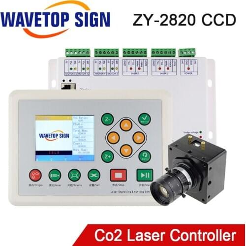 WaveTopSign CO2 Laser Machine CCD Control System Set with Controller ZY2820 and Camera and other Accessories