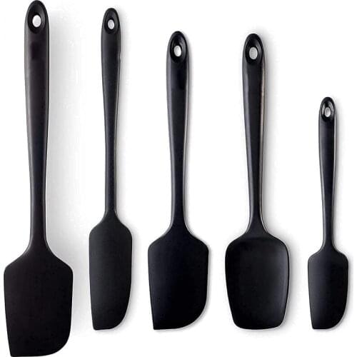 4/5Pcs Spatula Sets Bpa Free Silicone Scrapers Spoon Non-Stick Silica Cake Bbq Heat Resistant Cooking Utensils Baking Tools New