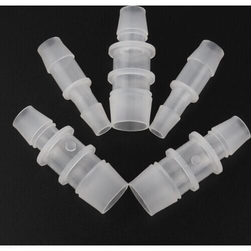 5pcs/lot 15.8-25mm PP Straight Reducer Water Pipe Connectors Garden Drip Irrigation Aquarium Tank Air Pump Aerator Hose Joints