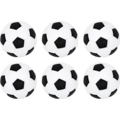 6pcs Table Soccer Environmental Protection Table Soccer Football 36mm Kicker Bal