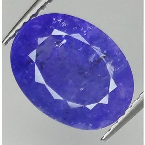 3.56ct Tanzanite oval cut 10.6x8.1mm