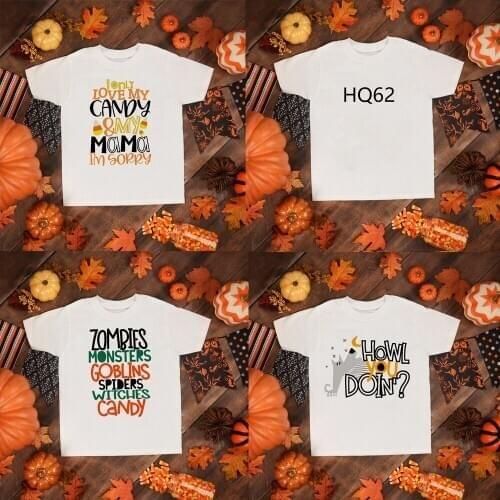 Kids Halloween Shirt I Love Candy Mama Shirt Funny Halloween Tee Candy Orange and Yellow Halloween Girls Boys Tops Tee Shirts