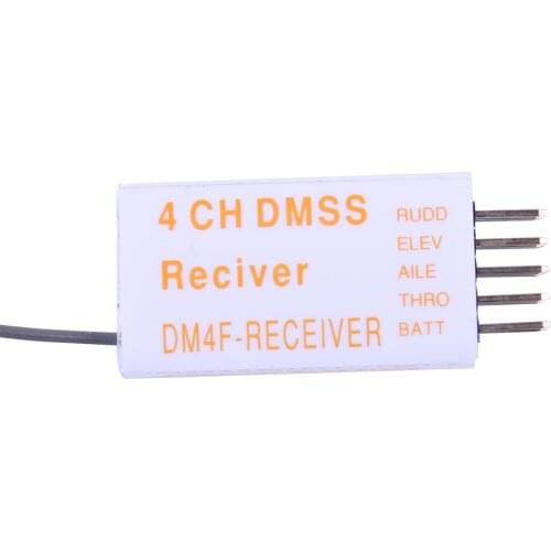 DM4F 4-channel 2.4G 4CH DMSS Compatible receiver XG6 XG7 XG8 XG11 XG18 with return for rc model