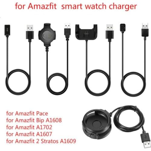 Smart Watch USB Charger Dock Station Cradle For Xiaomi HUAMI AMAZFIT Pace/Bip A1608/A1607/A1702/A1801/Stratos 2 2th Dropshipping