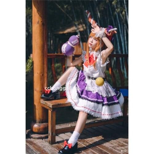 Game Touhou Project Ibuki Suika Cospaly Costume Sizes S-XXL Custom-made 2021 New