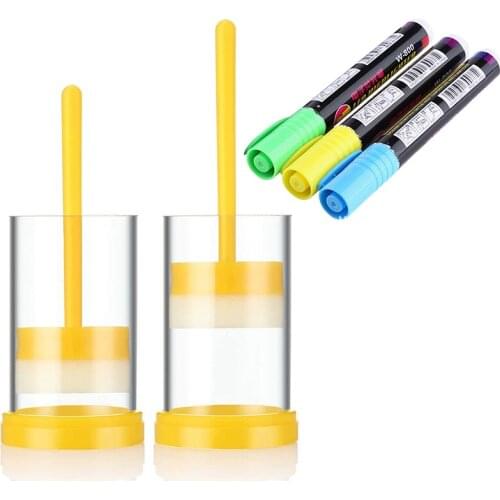 Queen Bee Marking Kit, 2 Queen Marking Cage Tube with 3 Bee Marker Pen for Beekeeper Tool
