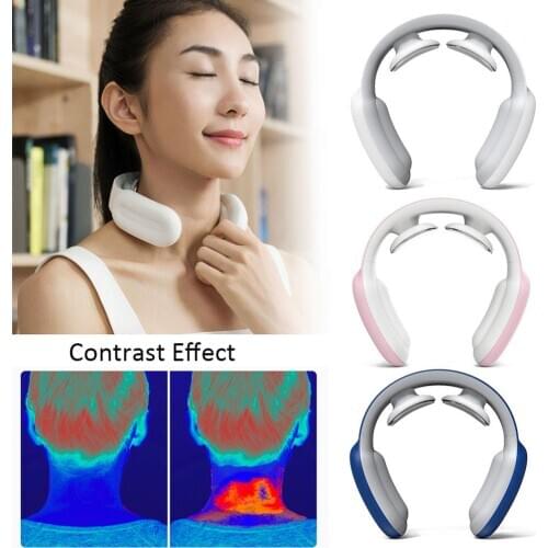 Smart Electric Neck and Shoulder Massager Pain Relief Tool Health Care Relaxation Cervical Vertebra Physiotherapy Health Care