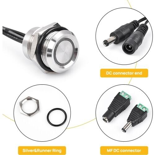 Metallic Touch Led Dimmer DC12V 24V 6A 1 Channel for Single Color Strip Strip