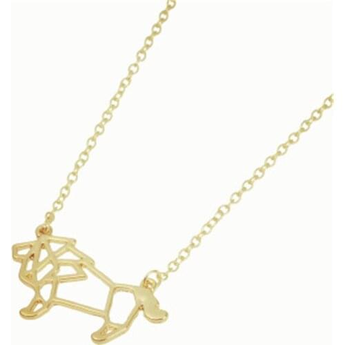 Cute lion animal necklace jewelry Hollow lion necklace The king of animals Brave domineering Gift for friends