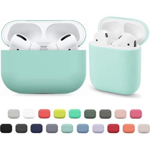 Soft Silicone Cases For Apple Airpods 1 2 Pro Protective Bluetooth Wireless Earphone Cover For Air Pods 1 2 Pro Charging Box Bag