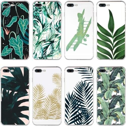 37H greens art print Soft TPU Silicone Cover Case For Apple iPhone 6 6s 7 8 plus Case