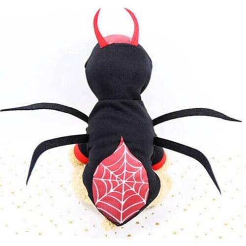 Pet Dog Clothes Halloween Funny Spider Pet Hoody for Small Dogs Cat Costume Warm Dog Coat Jacket Chihuahua Pet Supplies