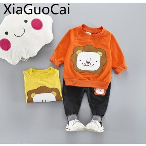 Boys Clothes Spring and Autumn 2018 New Fashion Korean Boys Outfits Boys Two-piece Baby Suit Kids Clothes Boys