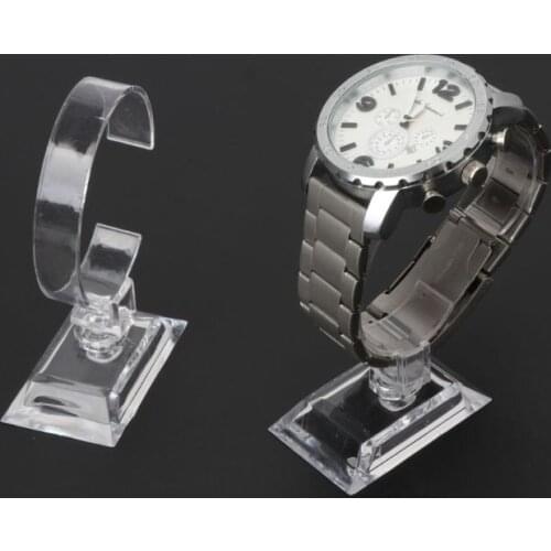 1Pc Clear Acrylic Bracelet Watch Display Holder Stand Rack Retail Shop Showcase