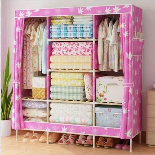 Factory Price Solid Wood Wardrobe length 150 cm