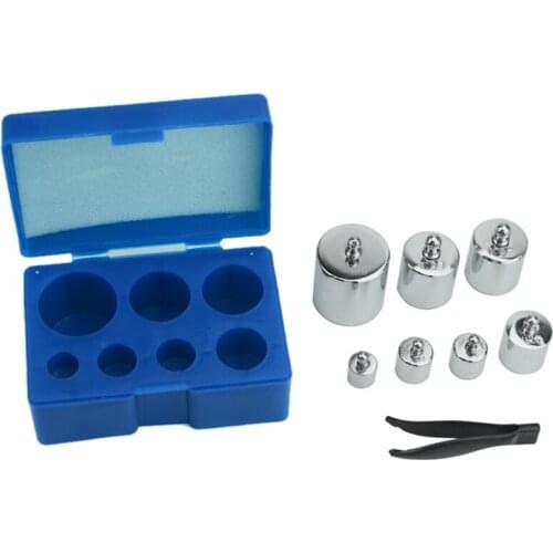200G 100G 50G 20G 10G Grams Calibration Weight Sets / Kits Weighting Tools For Digital Scales 7Pcs/Set