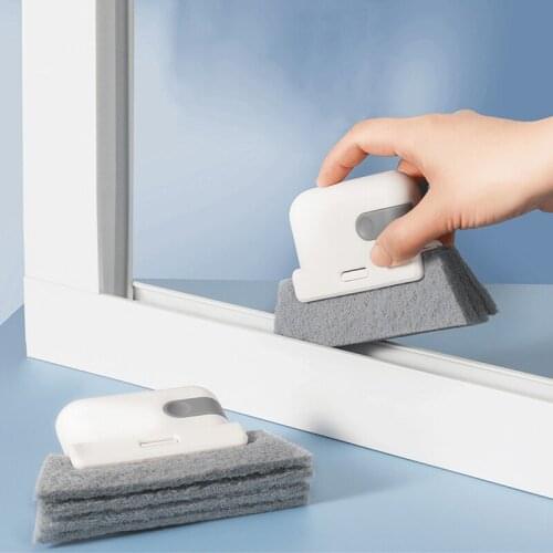 2021 Creative Window Groove Cleaning Brush Detachable Door Windows Slot Cleaner Quickly Clean All Corners And Gaps