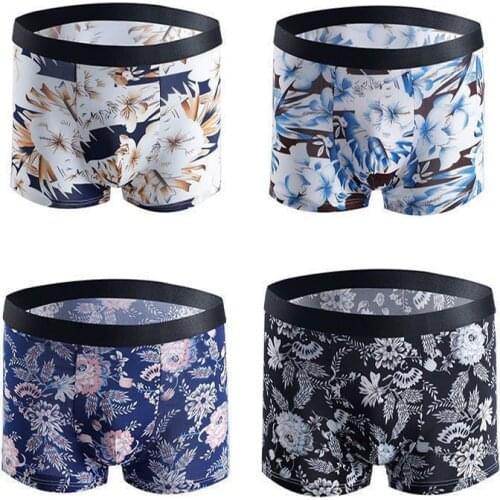 4pcs Bamboo Fiber Mens Boxer Cartoon Boxing Pantie Underpant plus size 10XL large size shorts breathable underwear 5XL 6XL 9XL
