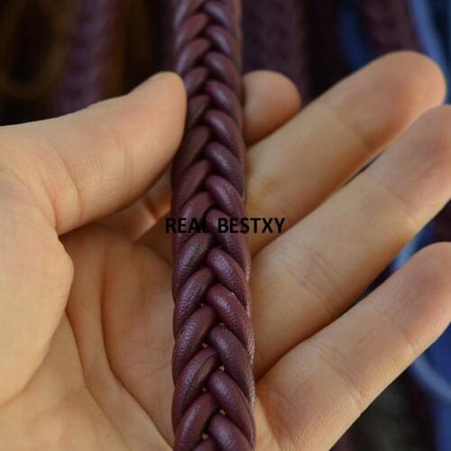 5m/lot approx: 12*6mm braided wide Flat Leather Cord Leather Rope/Jewelry Findings Accessories/Fashion Jewelry Making/Bracelet