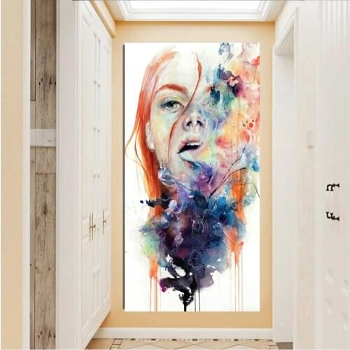 5D DIY Diamond Painting Full Round Square Abstract woman Diamond Embroidery Mosaic Cross Stitch Rhinestones Decorations A1929